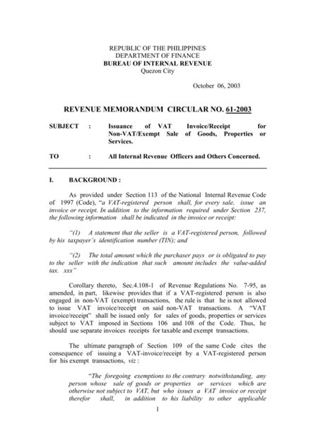 rr 7-2003|2003 Revenue Memorandum Circulars .